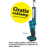 Makita Actie Gratis Zaklamp Januari - 30 April 2 Kruis.nl