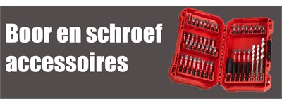 Boor en schroef accessoires