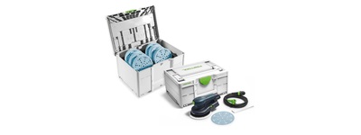 Set met schuurpapier in systainer
