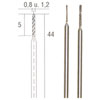 PROXXON DIAMANT SPIRAALBOREN 2 ST. (0,8 1,2 MM.)