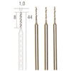 PROXXON MIKRO SPIRAALBOREN 1,0 MM. 3 ST