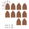 PROXXON RESERVE SLIJPKAPPEN ASSORTISET