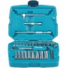 MAKITA SCHROEFBITSET MET RATEL 1/4'' 34-DLG