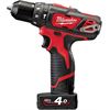 MILWAUKEE ACCU KLOP BOORMACHINE M12 BPD 4.0AH