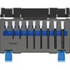 GEDORE DOPSLEUTEL- SCHROEVENDRAAIERSET 1/2" 9-DELI