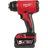 MILWAUKEE ACCU HETELUCHTPISTOOL M18 BHG-502C 5.0AH