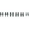 GEDORE SET DRAADEIND ADAPTERS, M14X1,5