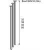 DUTACK BRAD TYPE SKN16-20°