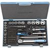 GEDORE DOPSLEUTEL SET 81 DELIG 1/2 EN 1/4