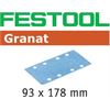 FESTOOL SCHUURSCHIJVEN GRANAT 93X178MM