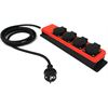 QWATT PRO VERDEELBLOK 4 CONTACTEN 10 METER