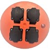 QWATTPRO CONTACTPLAAT BIG EZ 4 X IP54