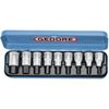 GEDORE INBUSDOPSLEUTEL SET 1/2'' 9-DLG 5-17 MM