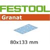 FESTOOL SCHUURSTROOK GRANAT 80X133 K40 10ST