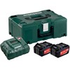 METABO BASIS SET 2 X 4.0AH ASC30-36V IN METALOC