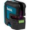 MAKITA ACCU KRUISLIJN / PUNT LASER GROEN12V BASIC