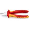 KNIPEX ZIJSNIJTANG 180MM VDE MET HAAK