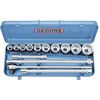 GEDORE DOPSLEUTELSET 3/4'' 14-DLG 6-KANT 22-50 MM