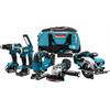 MAKITA COMBISET 18V 5.0AH 3 ACCU'S DLX6082T