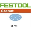 FESTOOL SCHUURSCHIJF GRANAT Ø90 P400 100ST.