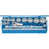 GEDORE DOPSLEUTELSET 1'' 15-DLG UD-PROFIEL 36-80 M