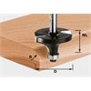 FESTOOL AFRONDFREES HW SCHACHT 8 MM ALLE MATEN