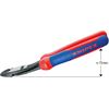 KNIPEX KRACHT ZIJSNIJTANG GEBOGEN 7422200