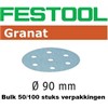 FESTOOL SCHUURSCHIJVEN GRANAT TBV RO90 90MM