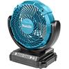 MAKITA ACCU VENTILATOR 10.8V MET ZWENKFUNCTIE