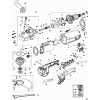 Dewalt D28414 Type 2 tekeningen en onderdelen Kruis