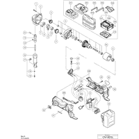 mdkページ Hikoki Cn18dsl tekeningen en onderdelen | Kruis Gereedschappen