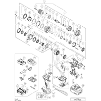 skrrページ Hikoki Ds18dc tekeningen en onderdelen | Kruis Gereedschappen